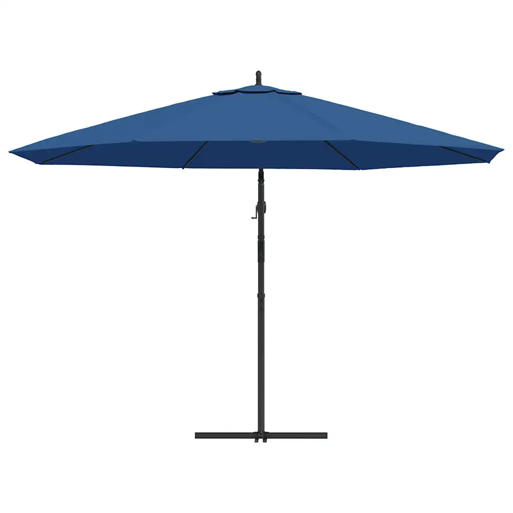 Ombrellone a Sbalzo Palo in Alluminio 350 cm Blu 47131