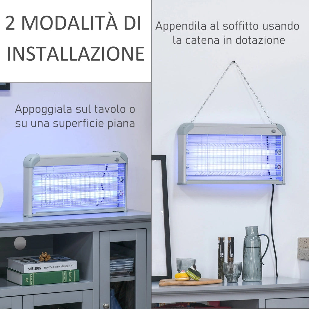 Zanzariera Elettrica 30W 48.5x8.5x26.5 cm
