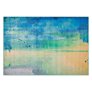 Tappeto tappetino Tessuto Multicolore 160 x 230 cm Pittura Ad Acquerello Astratta Moderna