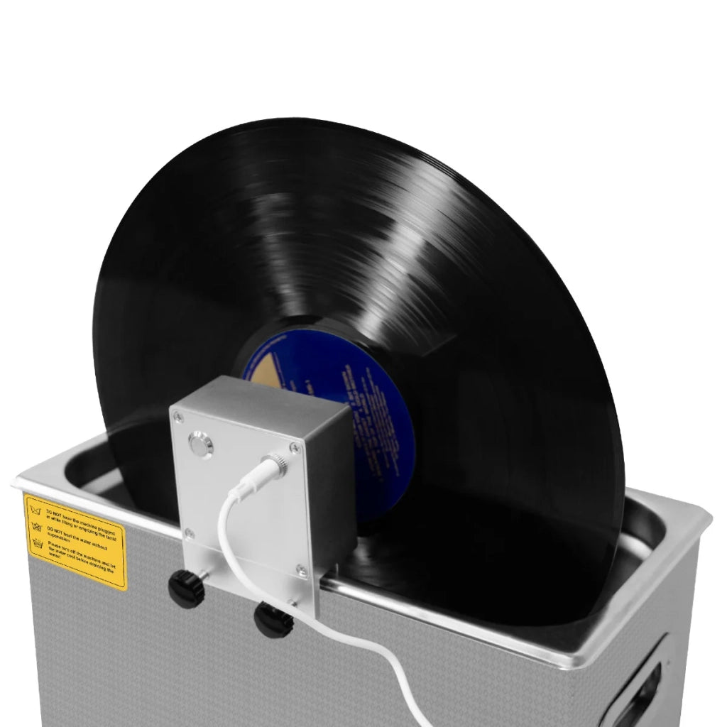 T-Mech Adattatore per vinile a ultrasuoni per la pulizia di dischi in vinile 1 - 5 x 33, 45, 78 Giri