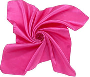 Sciarpa Plus - Sciarpa per donne e ragazze in stile retro con nastro di seta - Foulard quadrato di 236 pollici