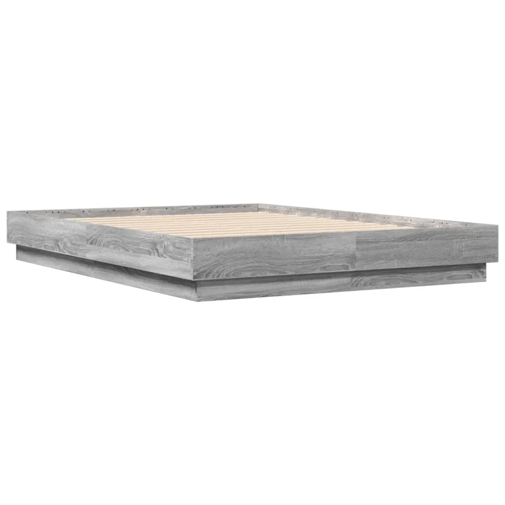 Giroletto-Struttura Letto Grigio Sonoma 120x190 cm in Legno Multistrato 125590