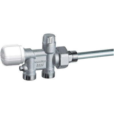 VALVOLA MONO-BITUBO TERMOSTATIZZABILE CROMATA (FAR)- 1 Dx- FAR- pezzi 1