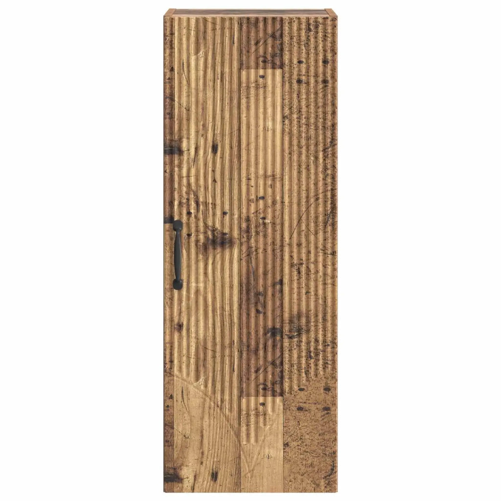 Mobiletto a muro Legno antico 33 x 34,5 x 90 cm