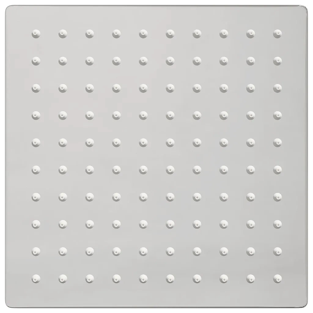 vidaXL Testa Doccia a Pioggia in Acciaio Inox 304 20x20 cm Quadrata