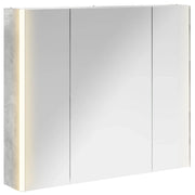 Mobiletto per specchio da Bagno | Armadio da bagno Grigio cemento