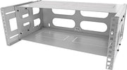 Supporto per rack universale 19" con protezione 24-40cm di profondità colore grigio