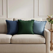Federa 12 pcs HOUTEN Blu jeans 40 x 40 cm Lino 916695