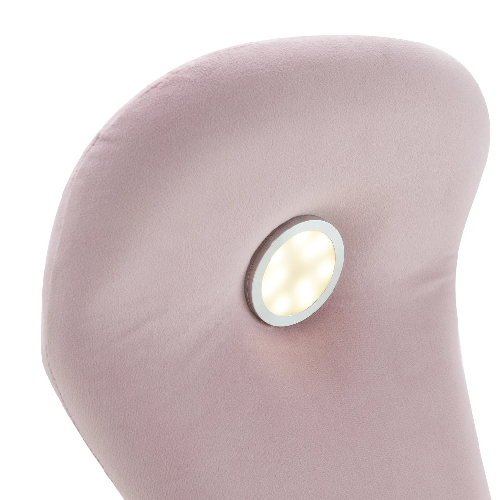 DESMIU Letto Contenitore Letto Matrimoniale con LED regolabile, 2 pouf contenitori e vano 140 × 200 cm senza materasso
