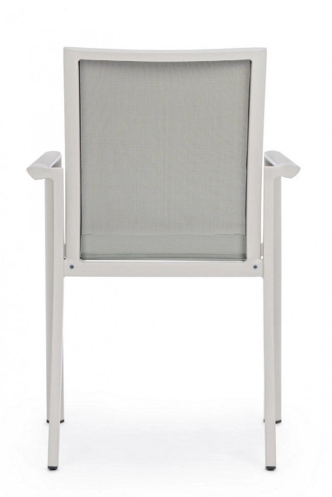 Set 4 Sedie da Giardino 56,2x60x88h cm con Braccioli Konnor Rastin