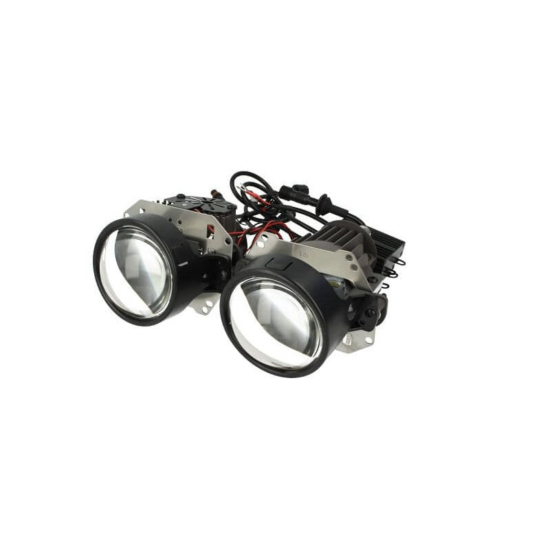 Kit Lenticolare Full Led Proiettore Bi-Led 3 Pollici 35W Universale Retrofit Per Toyota Highlander Ford Everest Jeep Cherokee Con Led Driver Incorporato