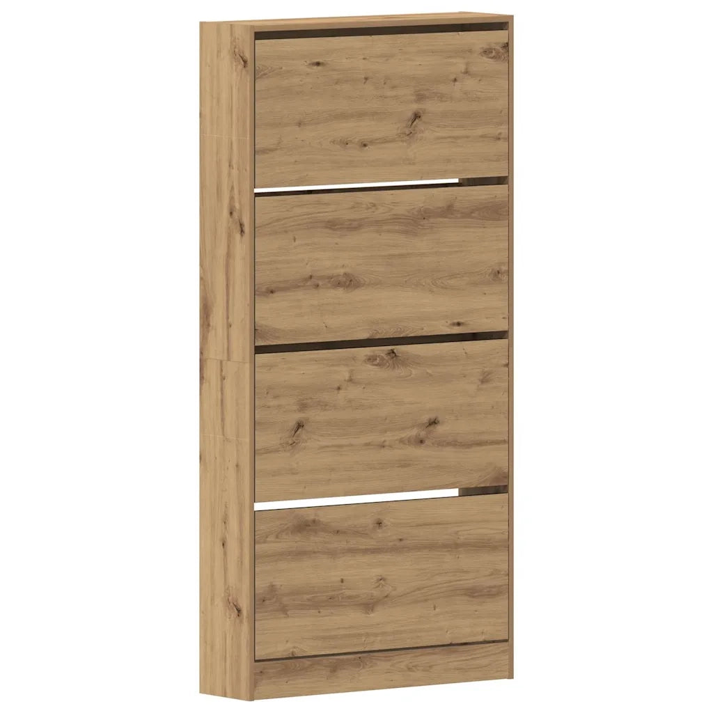 Mobile per scarpe Rovere artigianale 80 x 21 x 163,5 cm 3334026