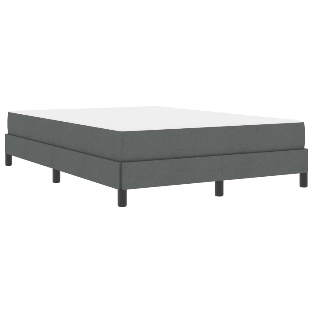 Letto a molle con materasso Grigio scuro 160 x 200 cm Tessuto 3398501