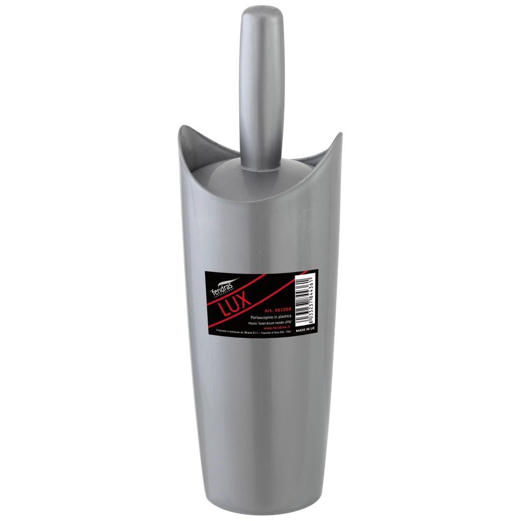 PORTASCOPINO LUX D.10XH35CM IN PLASTICA GRIGIA