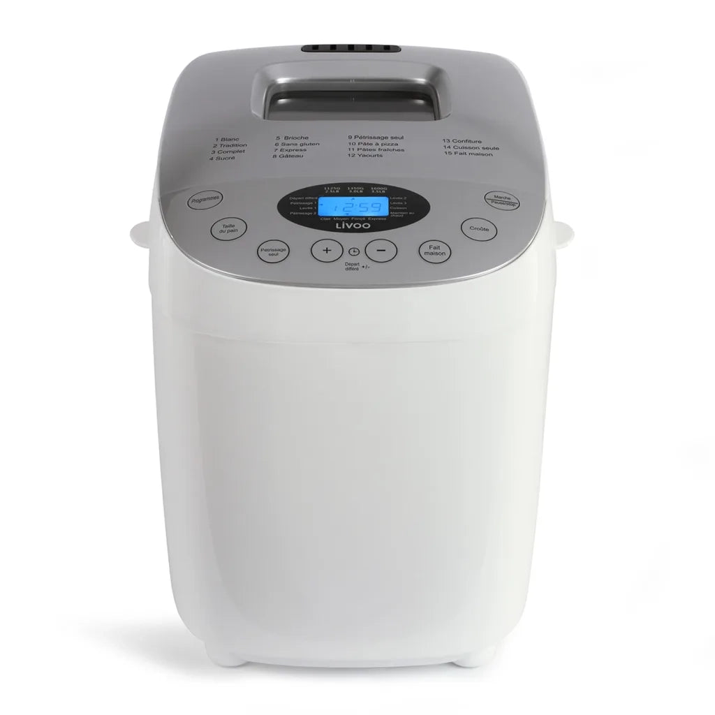 Livoo Macchina del Pane 850 W Bianca 443520