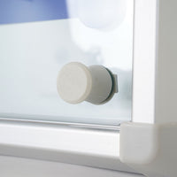 Bacheca con Ante Scorrevoli 181,5X98,2X5,9 cm in Alluminio Fondo Magnetico Silver