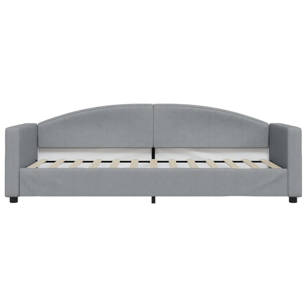 Divano letto | Sof¨¤ letto | Letto singolo Estraibile Grigio Chiaro 80x200 Tessuto