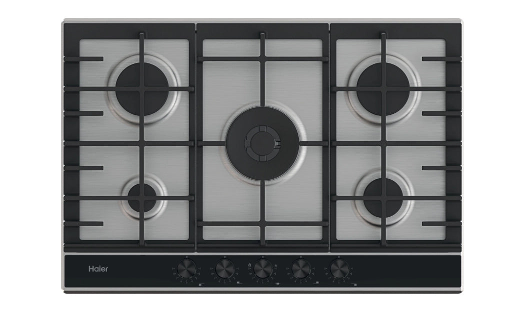 Haier series 4 hahg7w5xh acciaio inox da incasso 74.5 cm gas 5 fornello(i) - 33802908