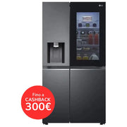 LG GSXV91MCAE InstaView Frigorifero Side by Side 635 L 179 cm Classe E 36 dB No Frost Wi-Fi Door in Door colore Nero