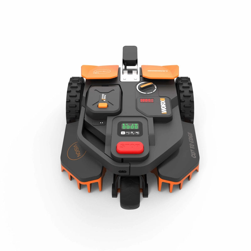 Robot rasaerba automatico WR202E Landroid Vision con videocamera AI per giardini fino a 250 m² - Worx