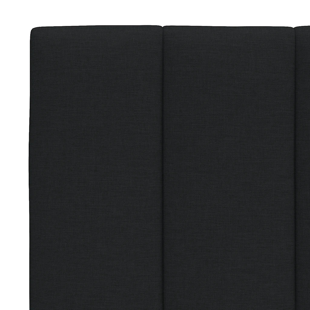 Cuscino Testiera Hanko Nero 90 cm in Tessuto CFW3238520