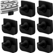 Accessori per air fryer, 8 pezzi, protezione per i piedini in silicone, gomma per protezione, schermo per griglia, accessori per air fryer, compatibile con 6,8QTP