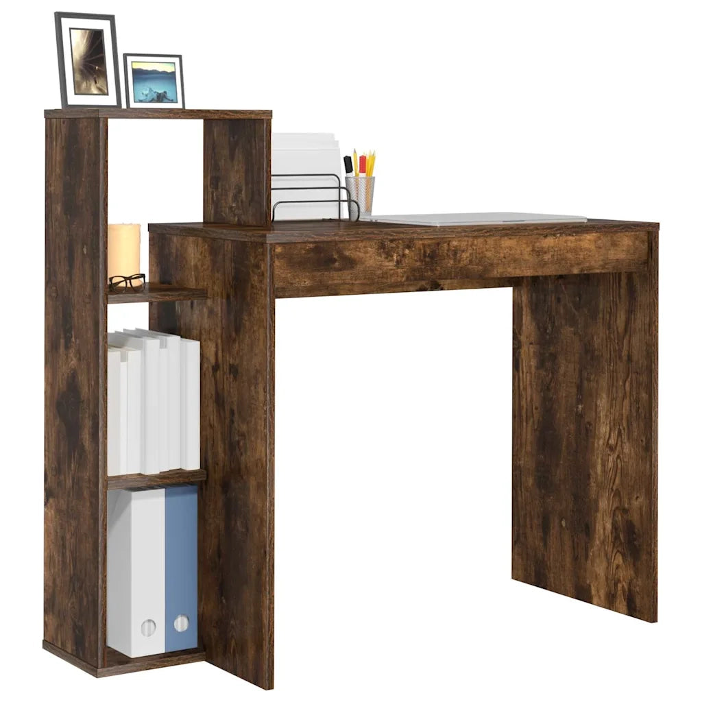 Scrivania Rovere fumé 100 x 40 x 90 cm Legno multistrato 869318