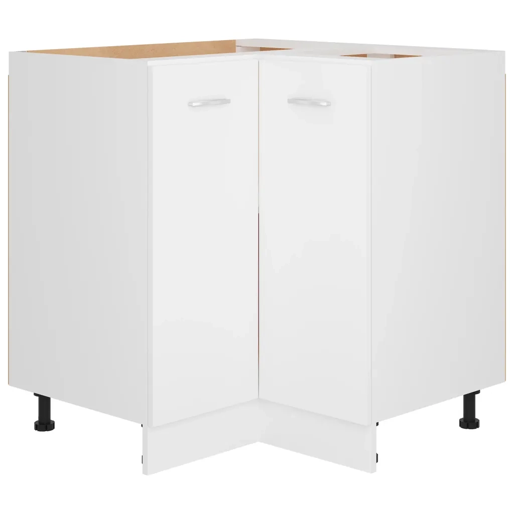 Armadio Angolare “Lyon” Bianco 75,5x75,5x81,5 cm 802489