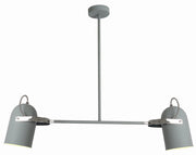 Lampada a sospensione Candellux Gray 2xE27 grigia 92cm