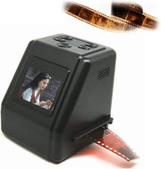 Scanner compatta con lettore di negativi e interfaccia intuitiva per sviluppo e negativi in bianco e nero con schermo da 5 cm