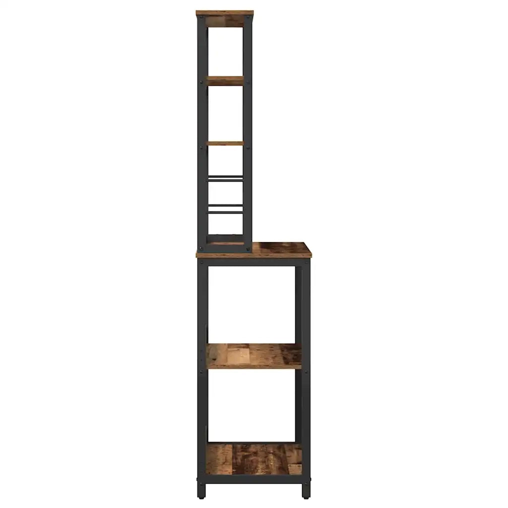 Mensola da cucina Legno vecchio 60 x 40 x 168 cm 883884