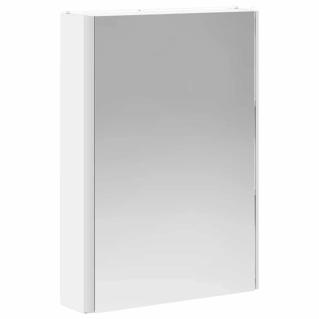 Mobiletto per specchio da bagno Bianco 43 x 11,5 x 60,5 cm 889223