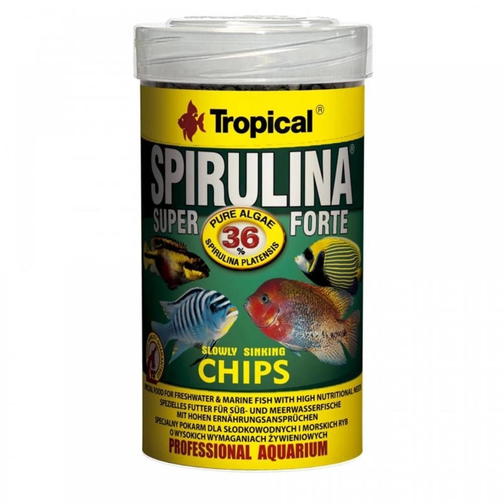 Tropical Spirulina Super Forte 36% Chips 100ml  - Alto Contenuto di Spirulina Platensis