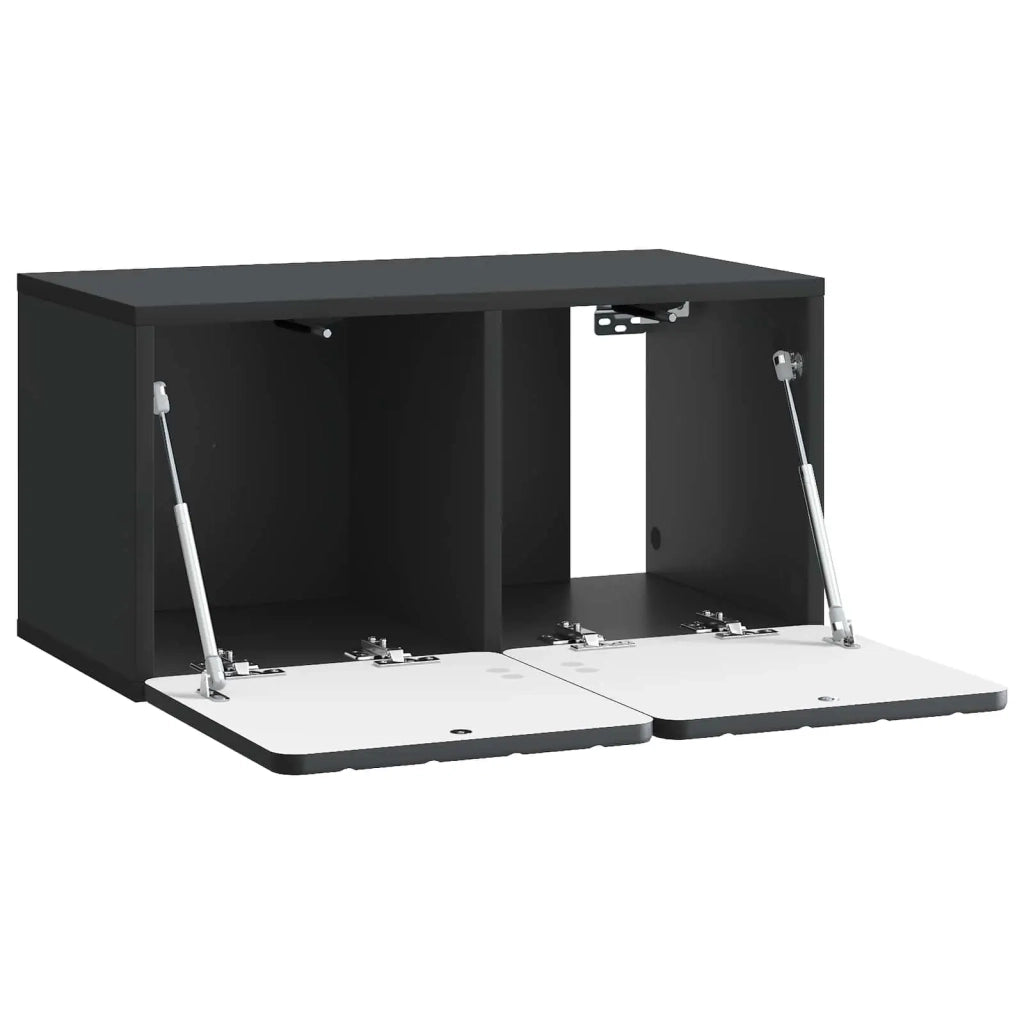 Mobile Porta TV da Muro Nero 59,5 x 31 x 30 cm