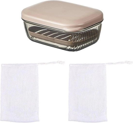 Detersivo portatile con coperchio e sacchetto di detersivo - Accessori per la doccia con vaschetta di scarico - Detersivo portatile - Utile per viaggi