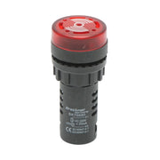 Indicatore di segnalazione LED industriale con cicalino 220V AC 22mm Breckner Germany
