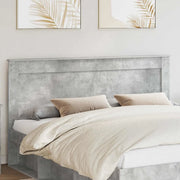 Testiera-Testata-Testiera Decorativa Grigio cemento 200 cm Legno multistrato 552152