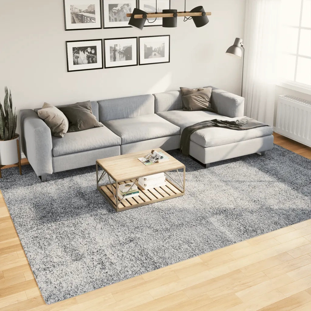 Tappeto Shaggy PAMPLONA a Pelo Lungo Moderno Blu 240x340 cm 375329