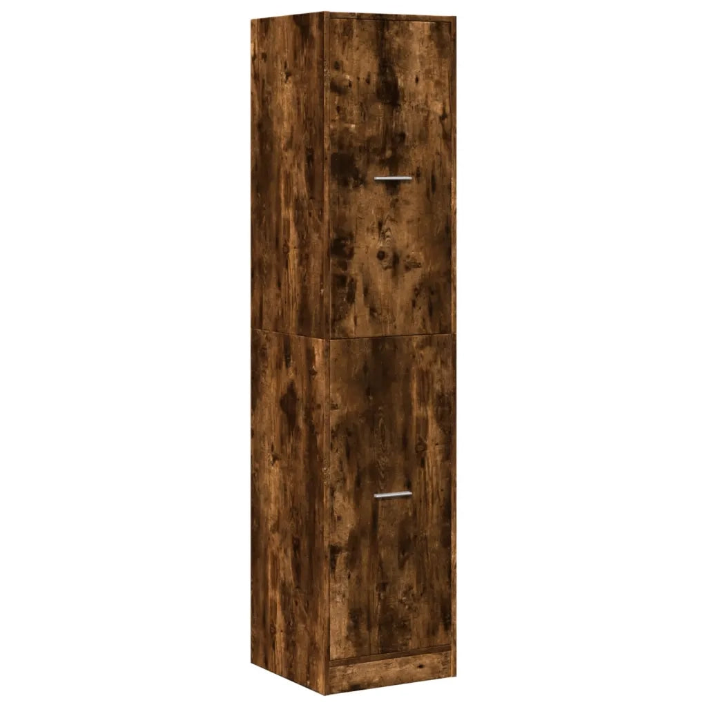 Armadietto da Farmacia Rovere Fumo 40x41x174,5 cm in Truciolato 3309649