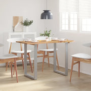 Tavolo da Pranzo 118x58x76 cm in Legno Massello di Acacia