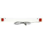 Barra di traino con lampade a LED, cavo da 6 m, spina a 7 poli 1500x140x20 mm Breckner Germany