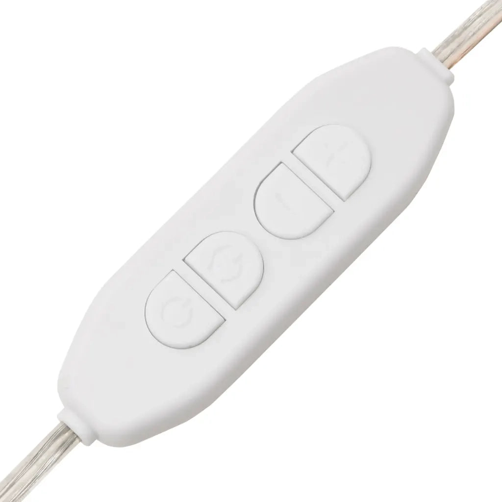 Specchio da Parete con Luci LED 15x40 cm Vetro Ovale 3189158