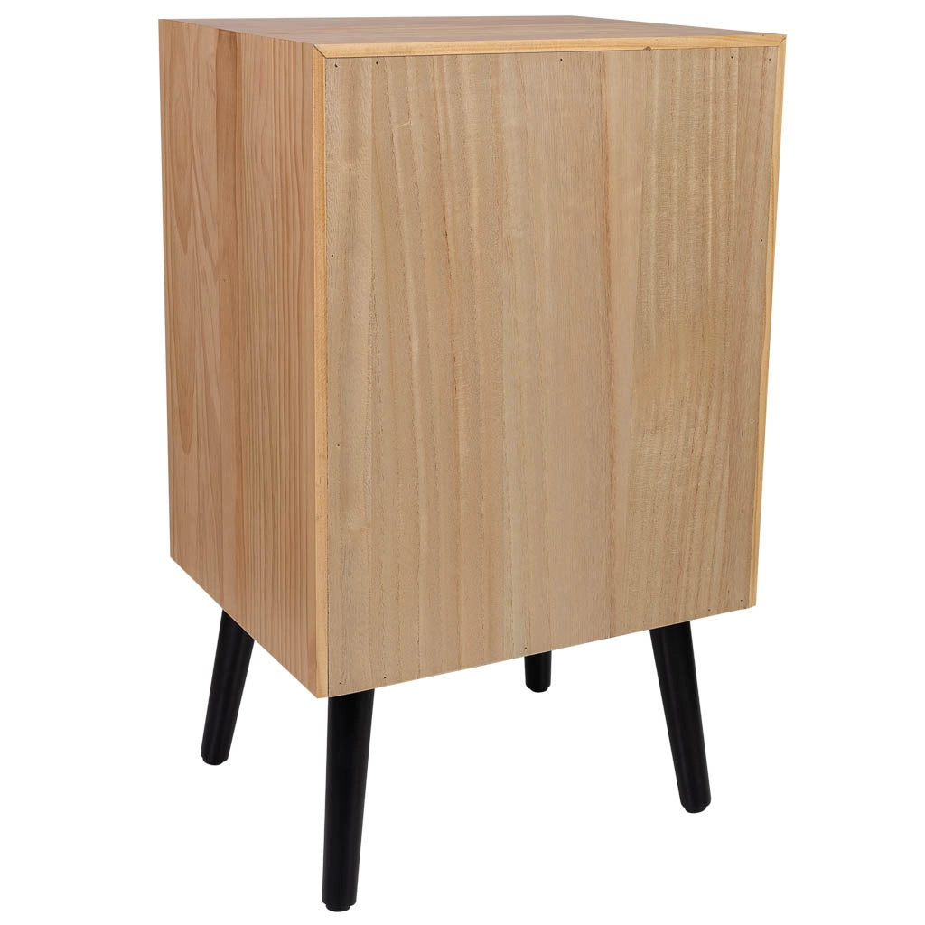 Tavolino in legno marrone 42x36.5x71