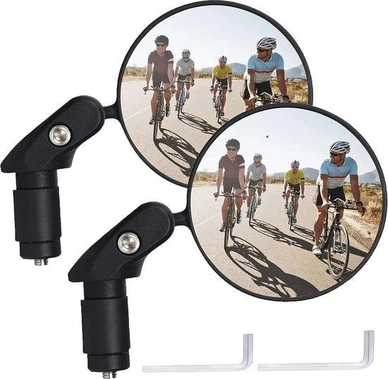 Specchietti posteriori per bicicletta - 360° regolabili - 2 pezzi