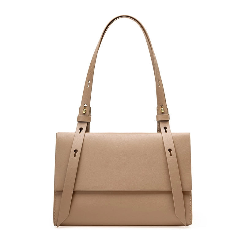Borse a tracolla da donna in vera pelle, borse a spalla color bronzo