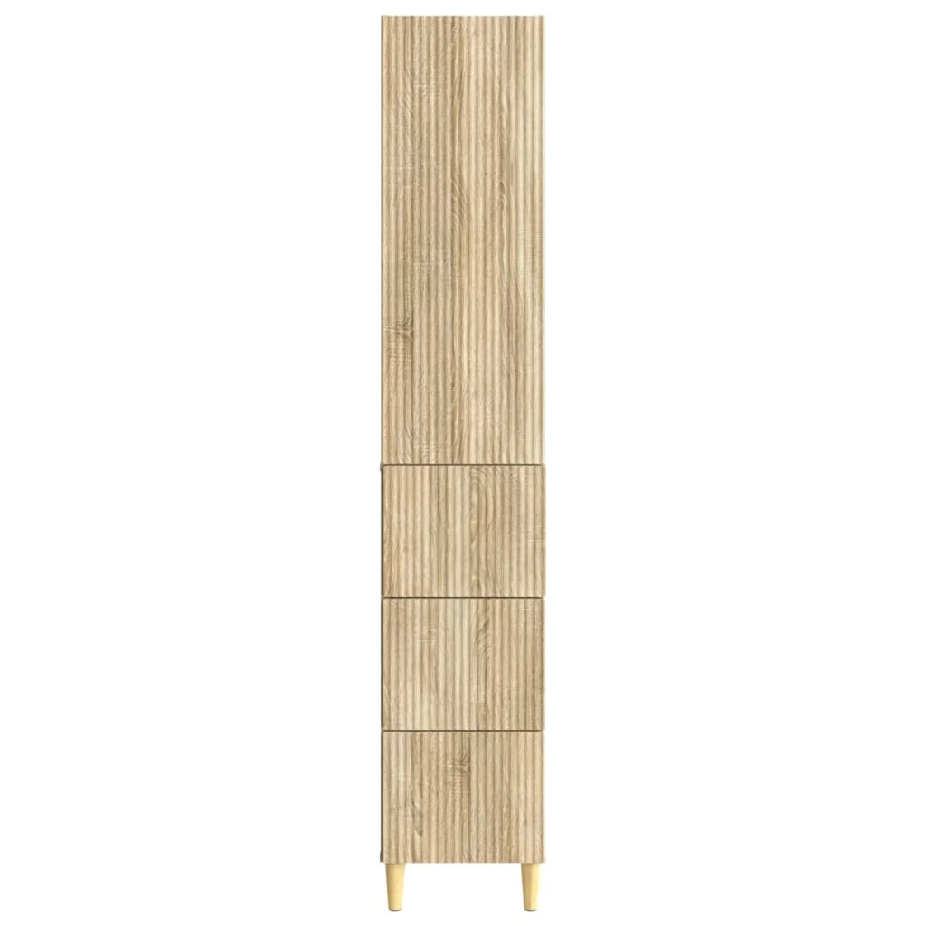 Set di armadi 2 pcs 33 x 34,5 x 90 cm Legno ingegnerizzato