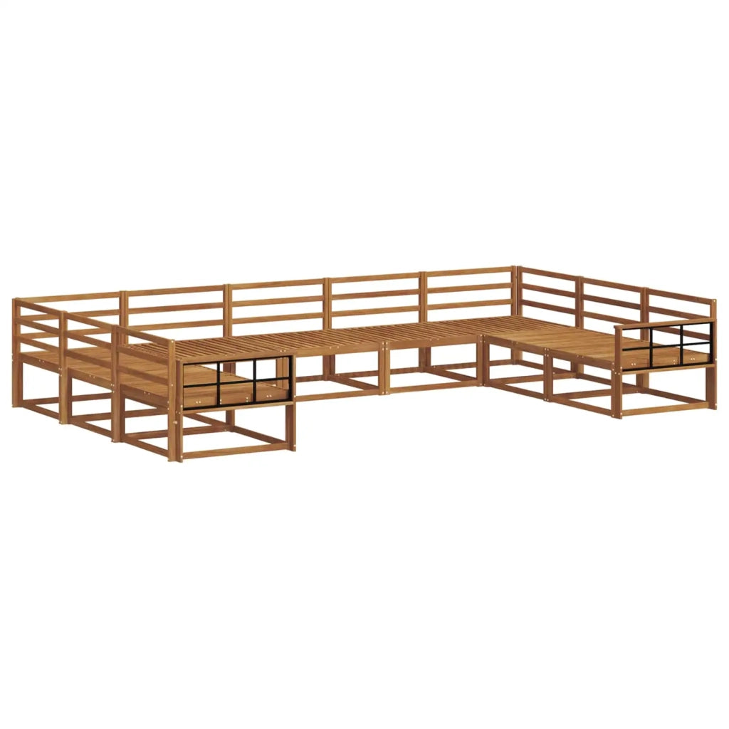 Set di divani da esterno 9 pcs Naturale 3368177