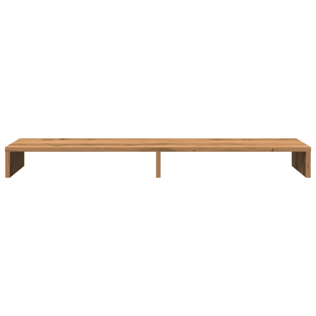 Supporto per Monitor Rovere Artigianale 100x27x10 cm Truciolato