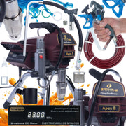 Agitatore di Vernice Zenthril Apex B – 2500W, 20MPa, 3,2L/min | Tecnologia ZenControl, Motore Brushless, Display LCD
