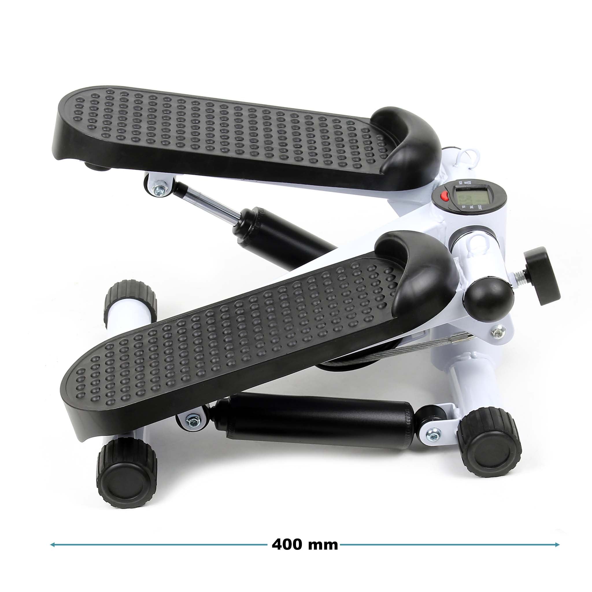 LUXTRI Stepper 41x30x18cm con computer per allenamento Fitness gambe & glutei Ministepper elastici